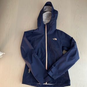 North face blue/purple rain jacket